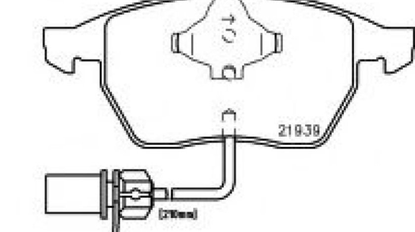 Set placute frana,frana disc AUDI A4 Avant (8ED, B7) (2004 - 2008) TEXTAR 2193801 piesa NOUA