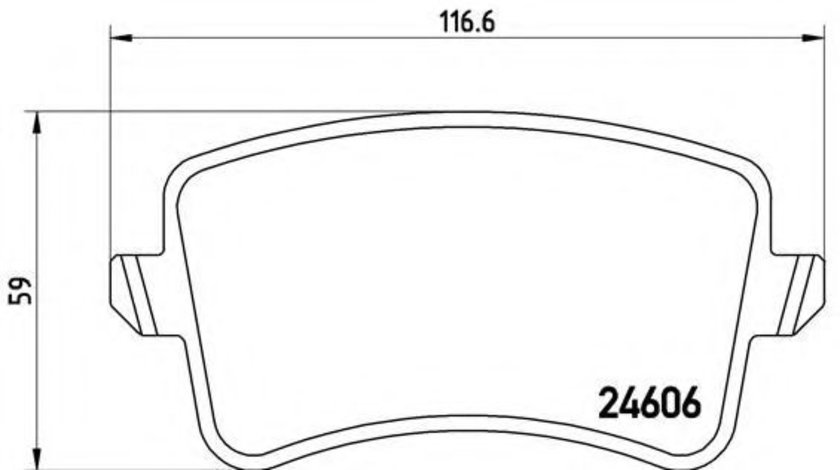 Set placute frana,frana disc AUDI A4 Avant (8K5, B8) (2007 - 2015) BREMBO P 85 100 piesa NOUA