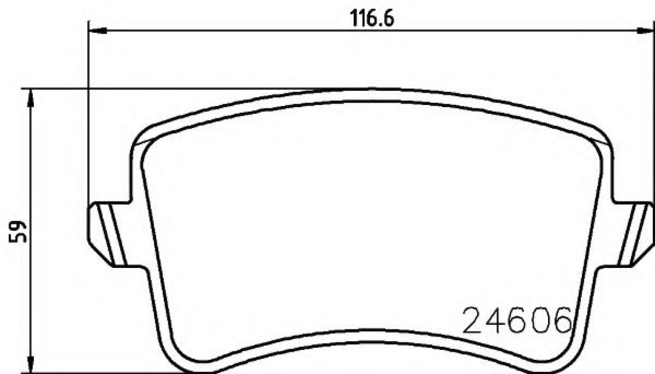 Set placute frana,frana disc AUDI A4 Avant (8K5, B8) (2007 - 2015) TEXTAR 2460601 piesa NOUA