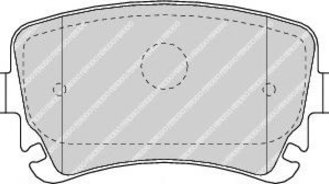 Set placute frana,frana disc AUDI A4 Cabriolet (8H7, B6, 8HE, B7) (2002 - 2009) FERODO FDB1655 piesa NOUA