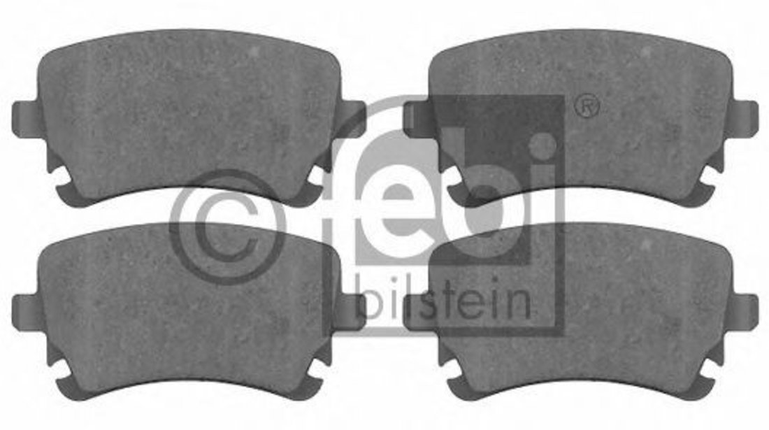 Set placute frana,frana disc AUDI A4 Cabriolet (8H7, B6, 8HE, B7) (2002 - 2009) FEBI BILSTEIN 16588 piesa NOUA