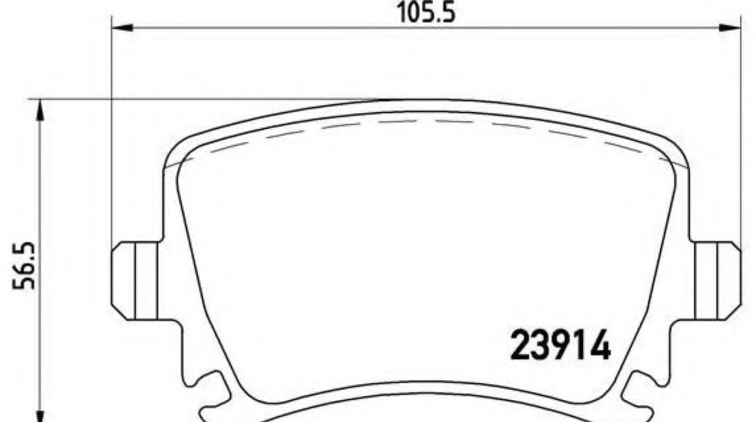 Set placute frana,frana disc AUDI A4 Cabriolet (8H7, B6, 8HE, B7) (2002 - 2009) BREMBO P 85 073 piesa NOUA