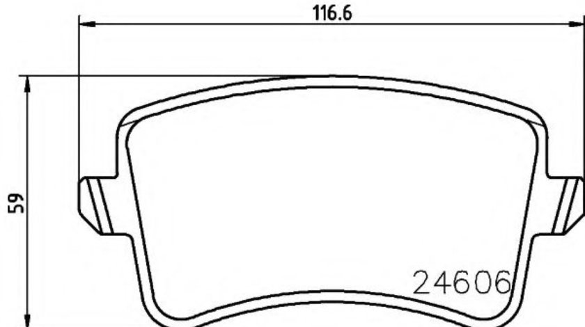 Set placute frana,frana disc AUDI A5 (8T3) (2007 - 2016) TEXTAR 2460601 piesa NOUA