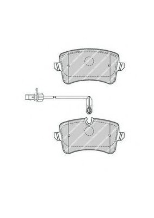 Set placute frana,frana disc AUDI A5 Cabriolet (8F7) (2009 - 2016) FERODO FDB4410 piesa NOUA