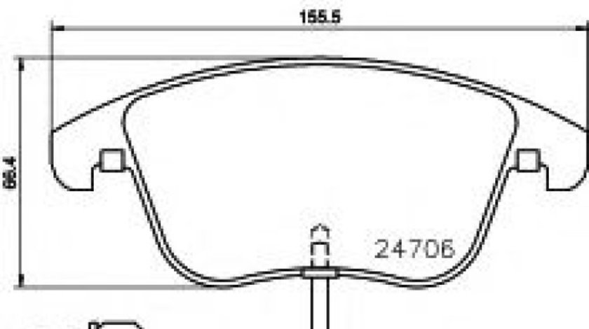 Set placute frana,frana disc AUDI A5 Cabriolet (8F7) (2009 - 2016) TEXTAR 2470601 - produs NOU