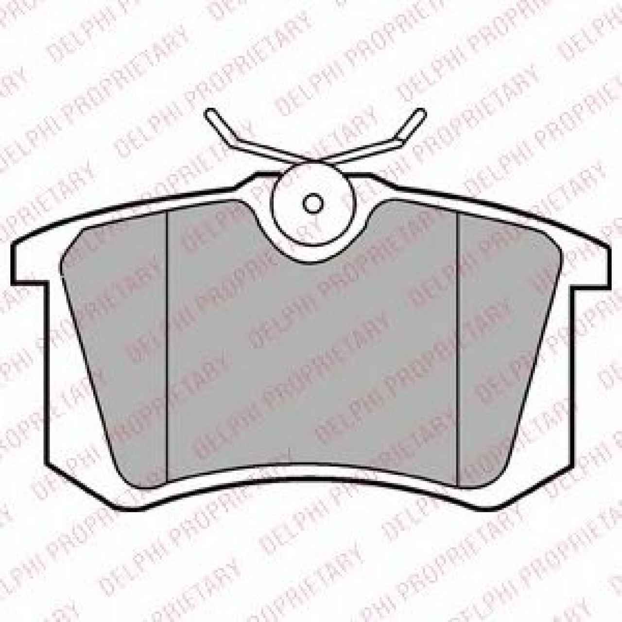 Set placute frana,frana disc AUDI A6 (4A, C4) (1994 - 1997) DELPHI LP2255 piesa NOUA
