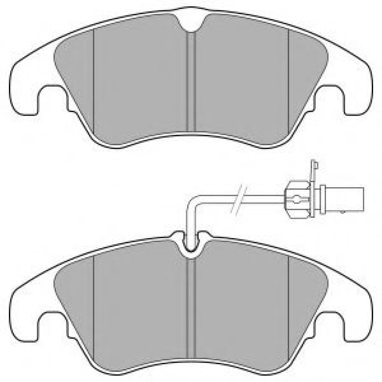 Set placute frana,frana disc AUDI A6 (4G2, C7, 4GC) (2010 - 2016) DELPHI LP3152 piesa NOUA