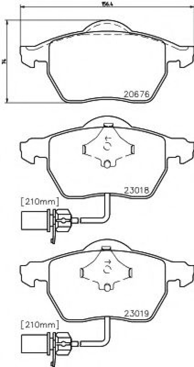 Set placute frana,frana disc AUDI A6 Avant (4B5, C5) (1997 - 2005) TEXTAR 2301802 piesa NOUA