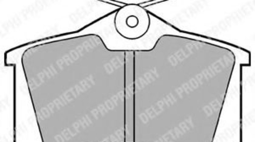 Set placute frana,frana disc AUDI A6 Avant (4B5, C5) (1997 - 2005) DELPHI LP565 produs NOU