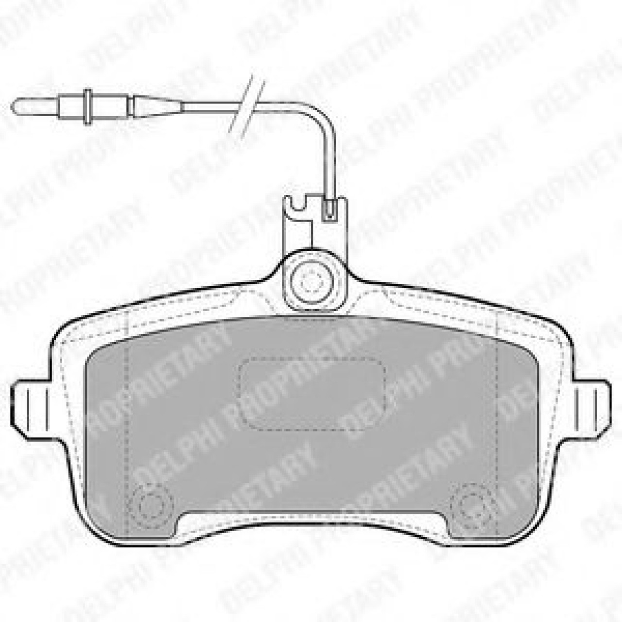 Set placute frana,frana disc AUDI A6 Avant (4F5, C6) (2005 - 2011) DELPHI LP1890 piesa NOUA