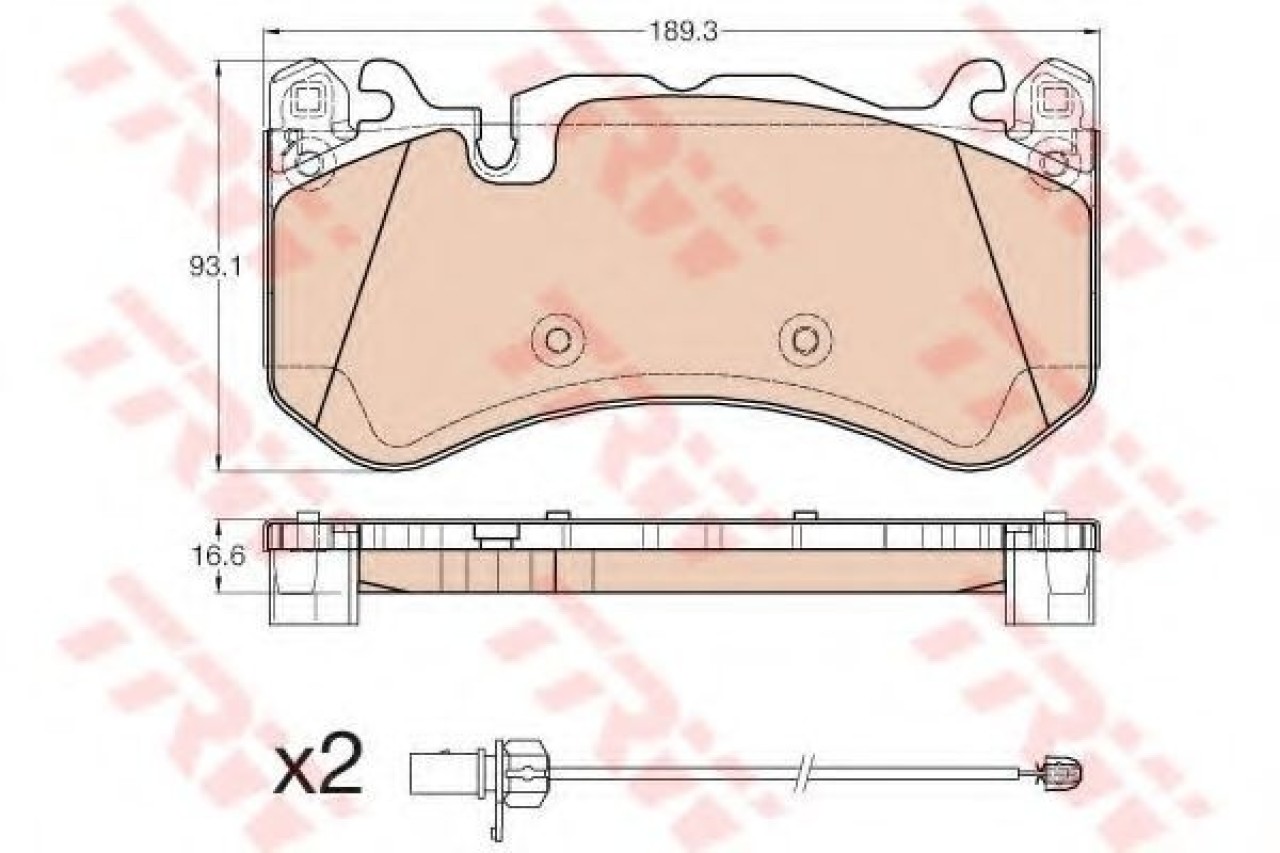 Set placute frana,frana disc AUDI A6 Avant (4F5, C6) (2005 - 2011) TRW GDB1977 piesa NOUA
