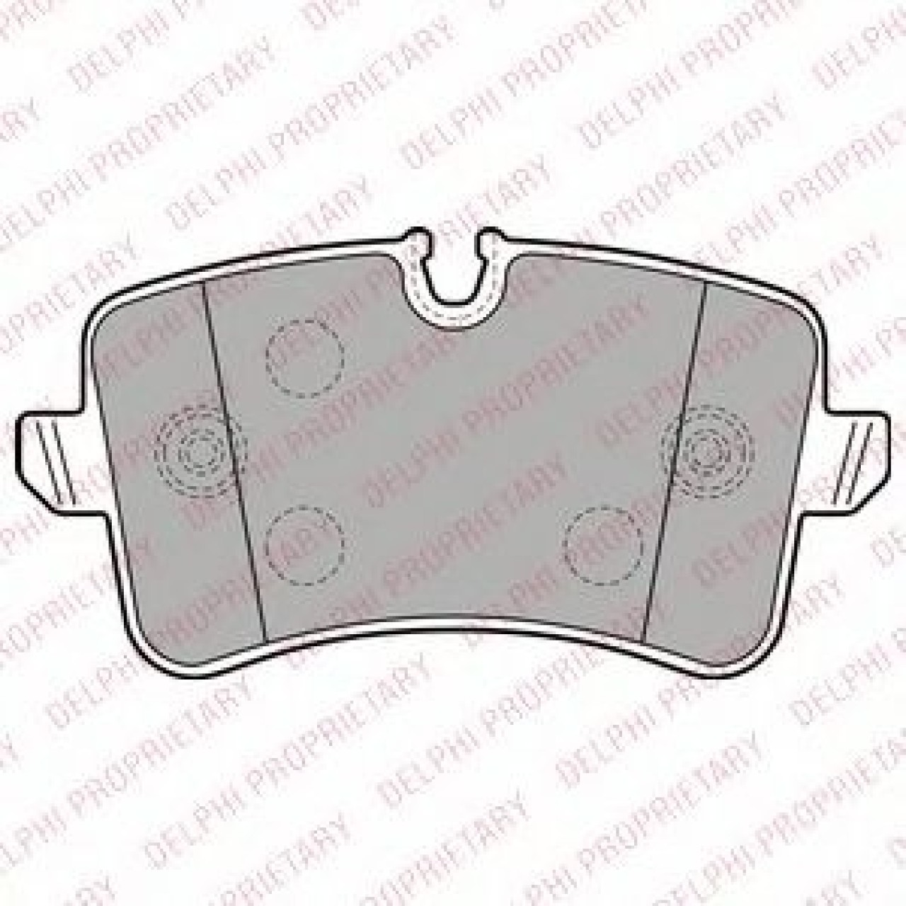 Set placute frana,frana disc AUDI A6 Avant (4G5, C7, 4GD) (2011 - 2016) DELPHI LP2249 piesa NOUA
