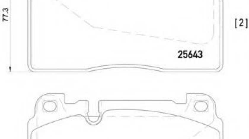 Set placute frana,frana disc AUDI A6 Avant (4G5, C7, 4GD) (2011 - 2016) BREMBO P 85 123 piesa NOUA