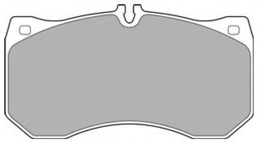 Set placute frana,frana disc AUDI A7 Sportback (4GA, 4GF) (2010 - 2016) DELPHI LP2713 produs NOU
