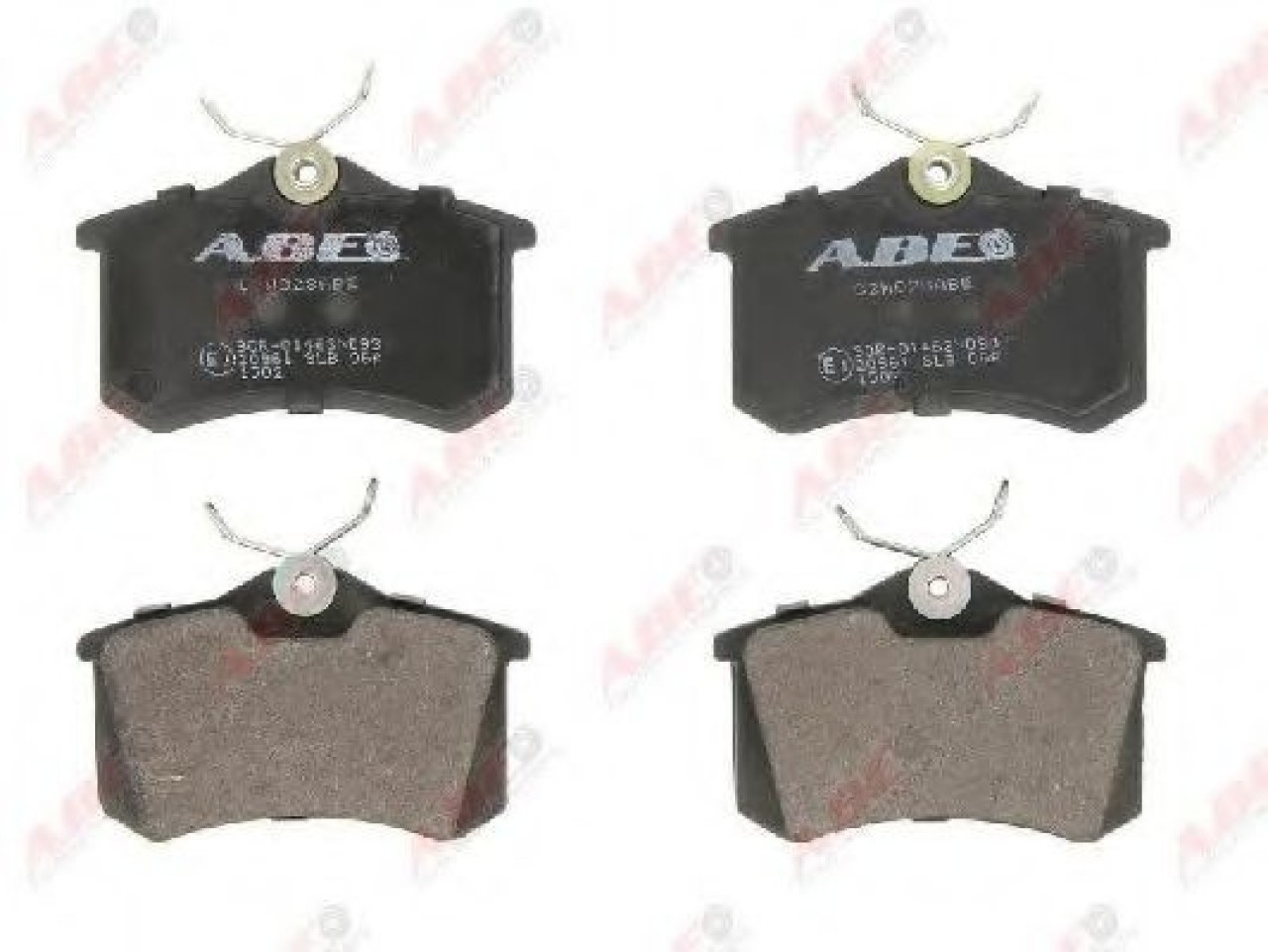 Set placute frana,frana disc AUDI A8 (4D2, 4D8) (1994 - 2002) ABE C2W028ABE piesa NOUA