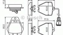 Set placute frana,frana disc AUDI A8 (4D2, 4D8) (1...