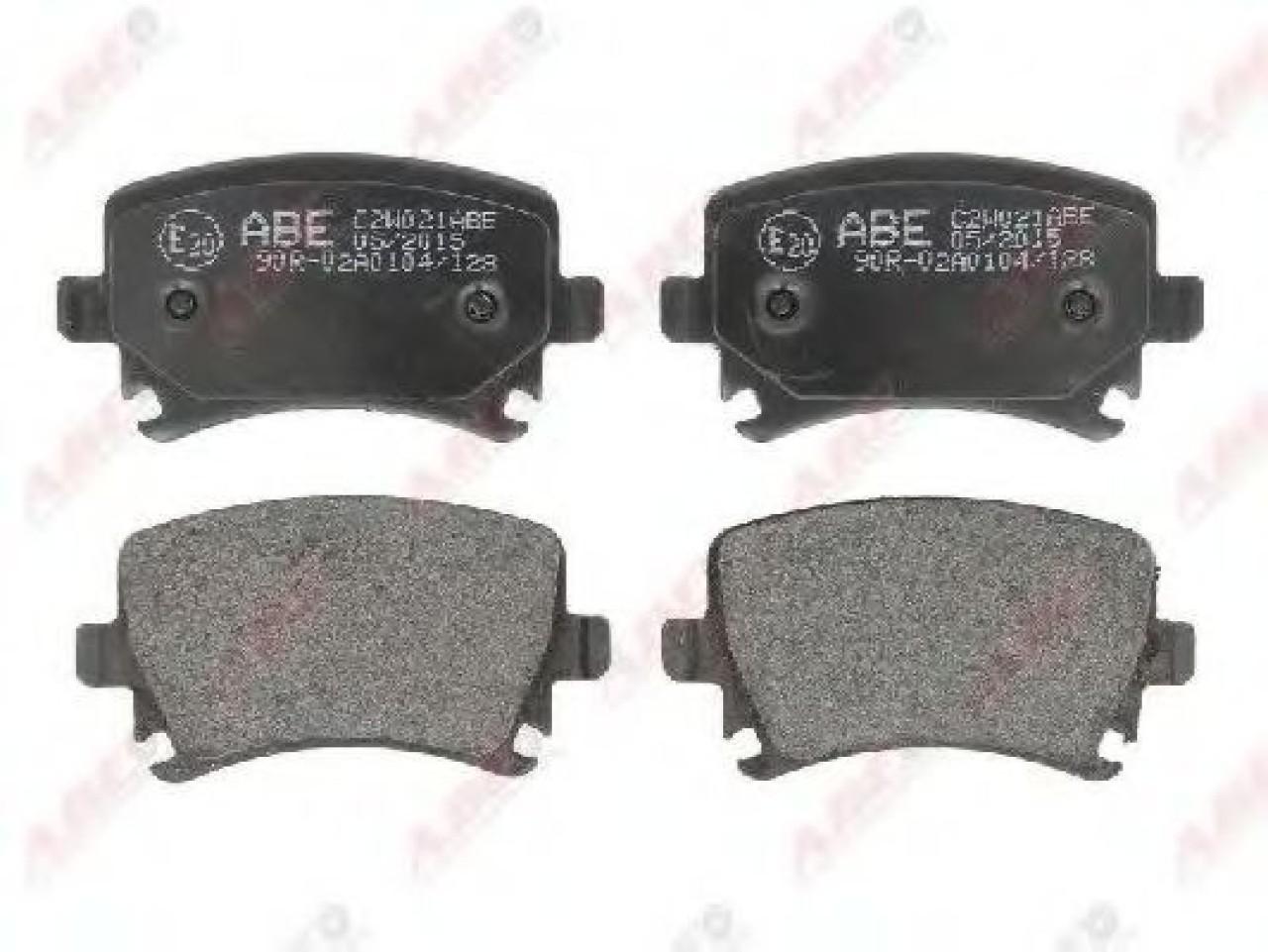 Set placute frana,frana disc AUDI A8 (4E) (2002 - 2010) ABE C2W021ABE piesa NOUA