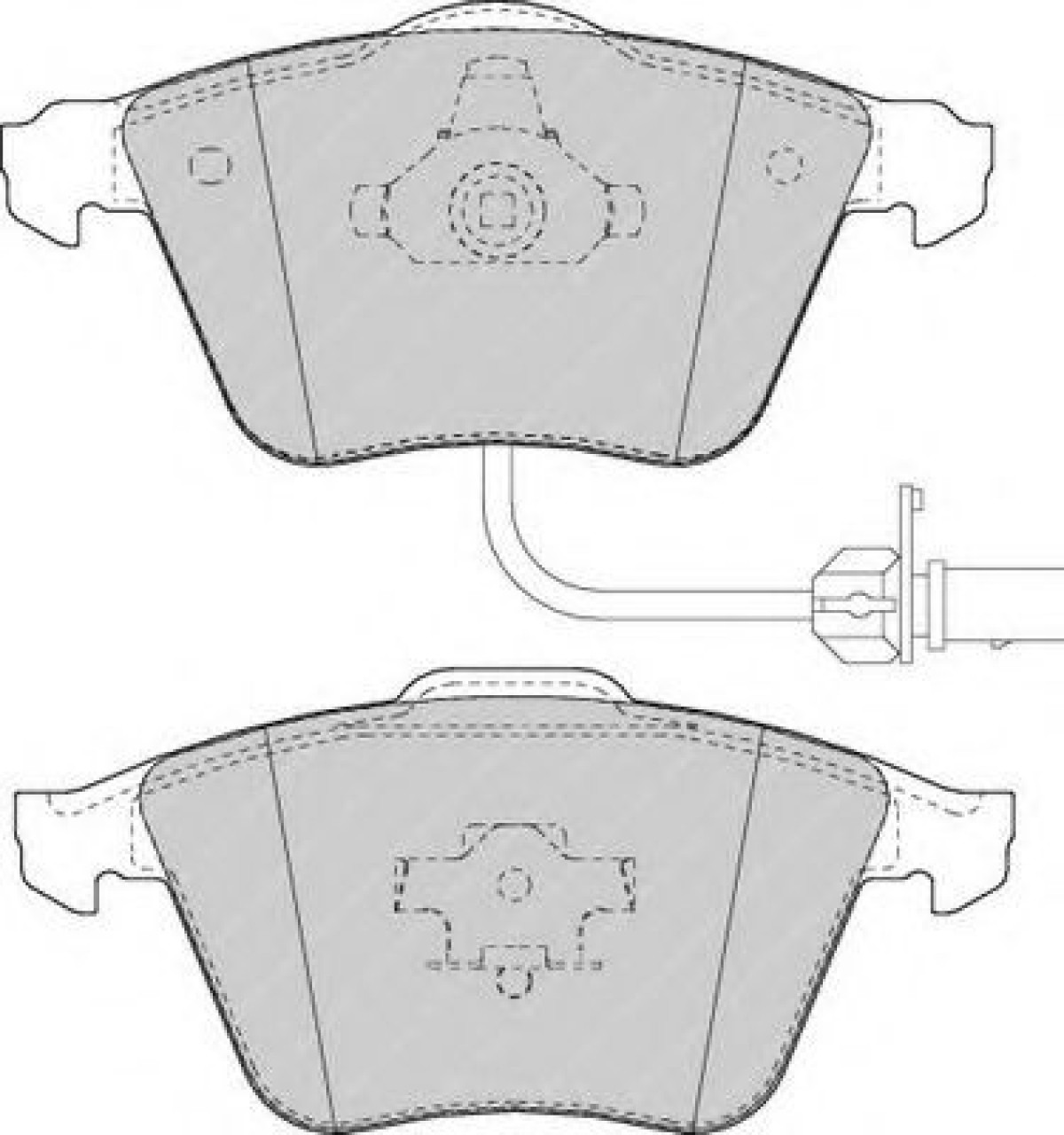 Set placute frana,frana disc AUDI A8 (4E) (2002 - 2010) FERODO FDB1629 piesa NOUA