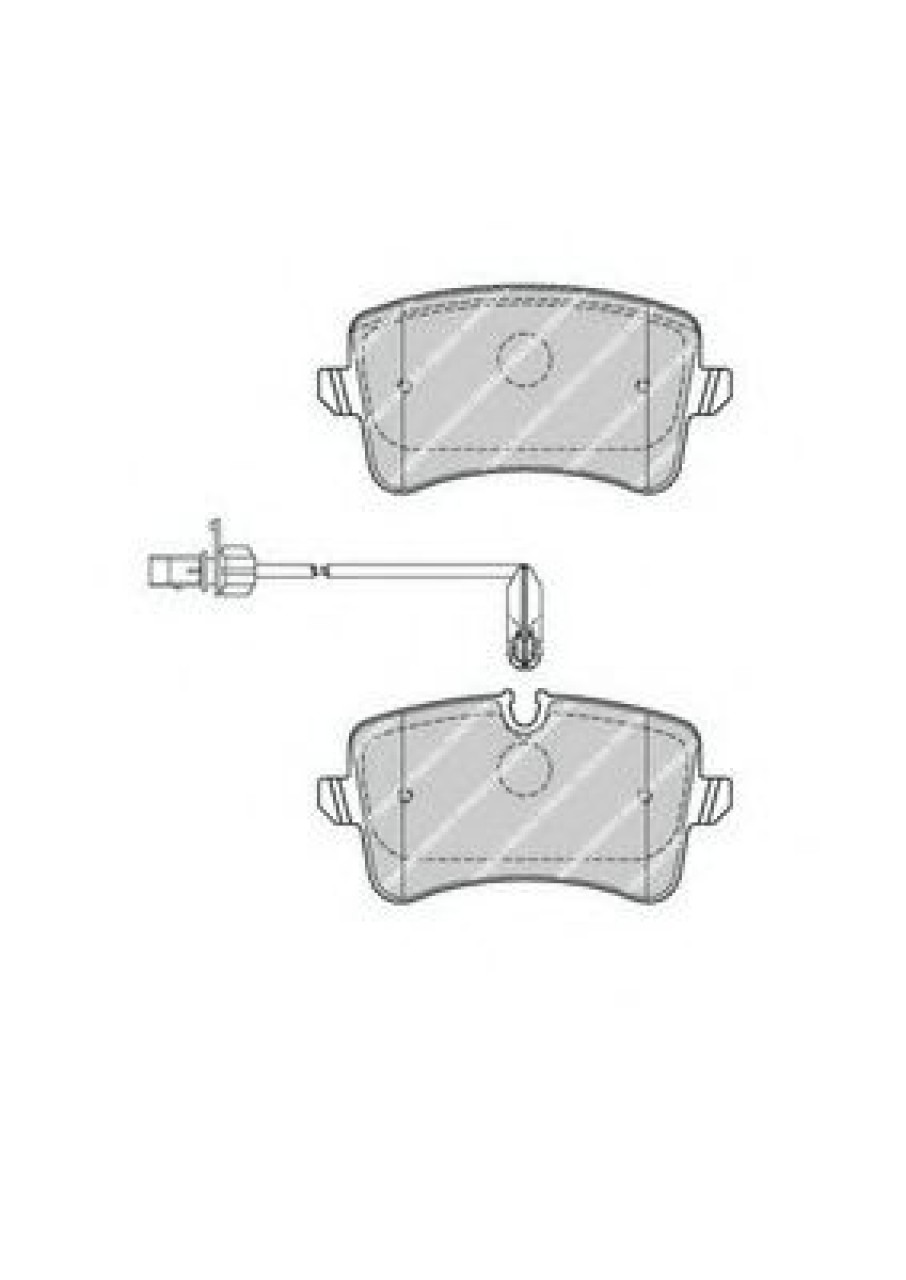 Set placute frana,frana disc AUDI A8 (4H) (2009 - 2016) FERODO FDB4410 piesa NOUA