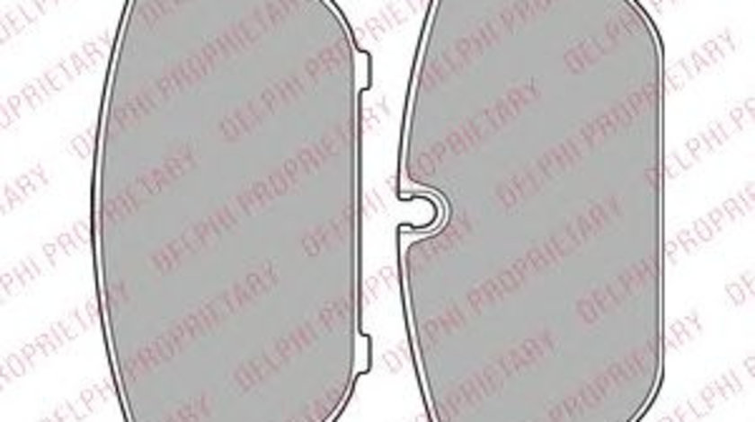 Set placute frana,frana disc AUDI A8 (4H) (2009 - 2016) DELPHI LP2238 piesa NOUA