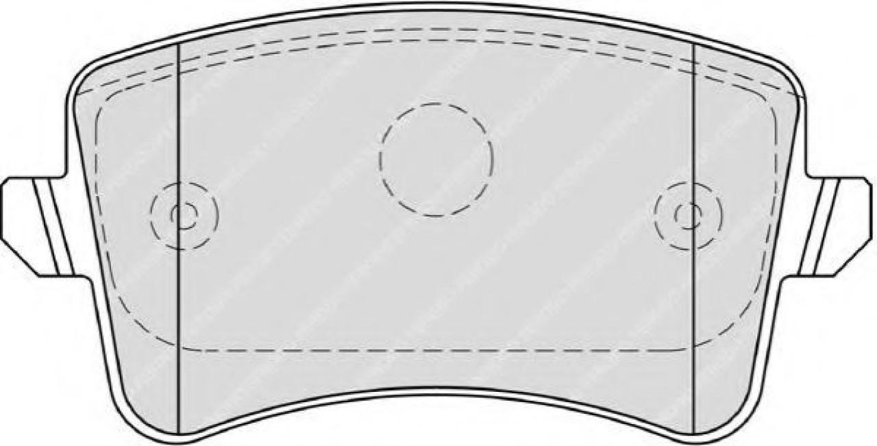 Set placute frana,frana disc AUDI Q5 (8R) (2008 - 2016) FERODO FDB4190 piesa NOUA
