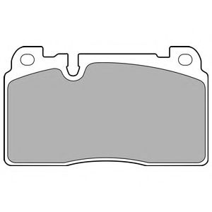 Set placute frana,frana disc AUDI Q5 (8R) (2008 - 2016) DELPHI LP2491 piesa NOUA
