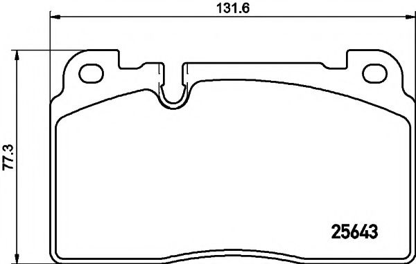 Set placute frana,frana disc AUDI Q5 (8R) (2008 - 2016) TEXTAR 2564302 piesa NOUA
