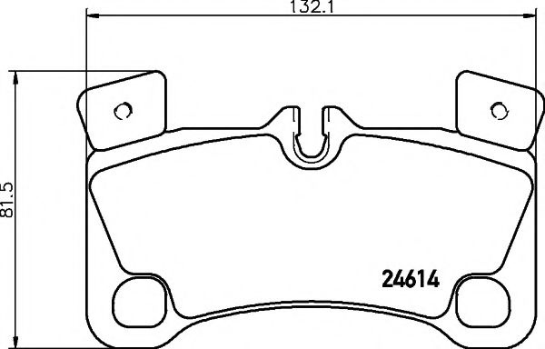 Set placute frana,frana disc AUDI Q7 (4L) (2006 - 2015) TEXTAR 2461401 piesa NOUA