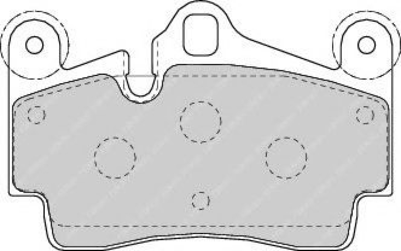 Set placute frana,frana disc AUDI Q7 (4L) (2006 - 2015) FERODO FDB1627 piesa NOUA
