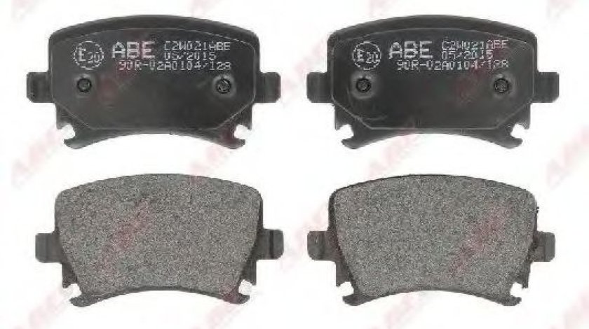 Set placute frana,frana disc AUDI TT (8J3) (2006 - 2014) ABE C2W021ABE piesa NOUA