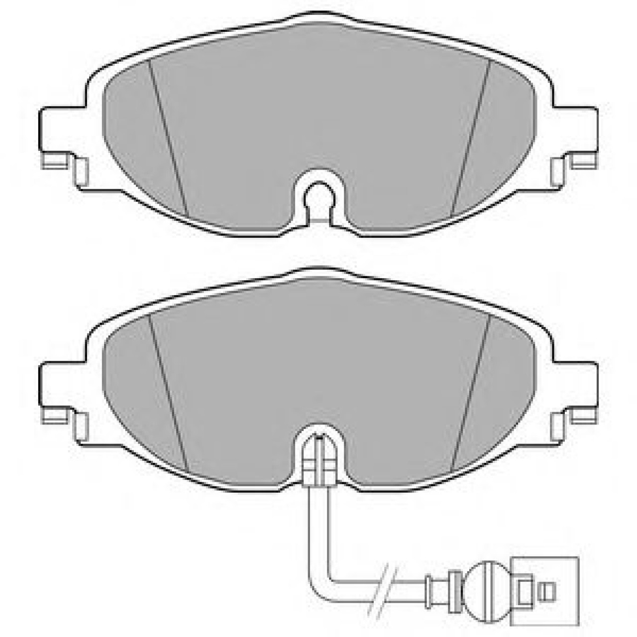 Set placute frana,frana disc AUDI TT (FV3) (2014 - 2016) DELPHI LP2698 piesa NOUA