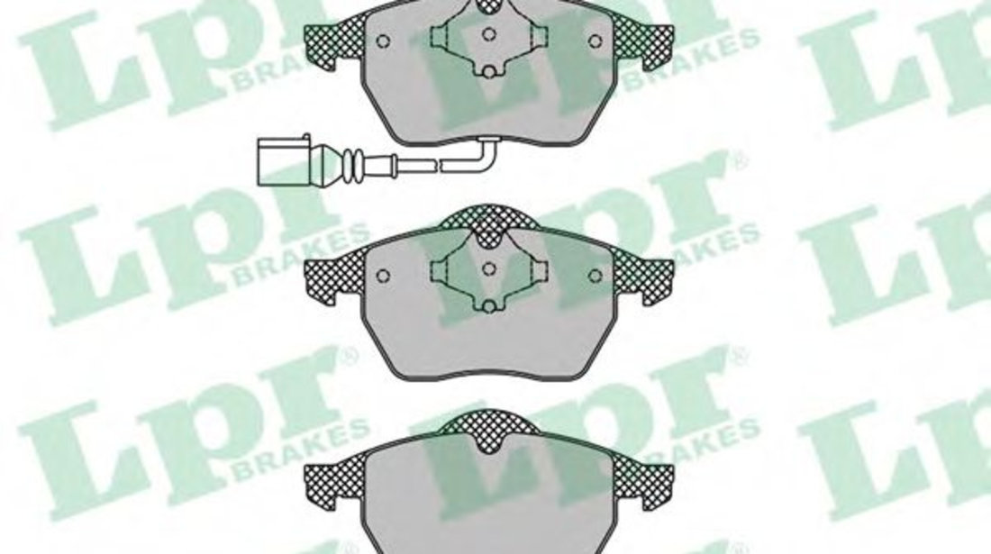 Set placute frana,frana disc AUDI TT Roadster (8N9) (1999 - 2006) LPR 05P969 piesa NOUA