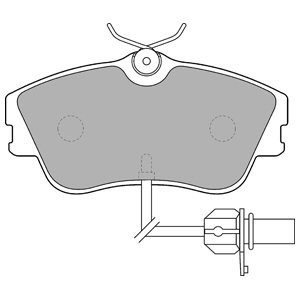 Set placute frana,frana disc BMW Seria 1 Cupe (E82) (2007 - 2013) KRIEGER 0950006405 piesa NOUA