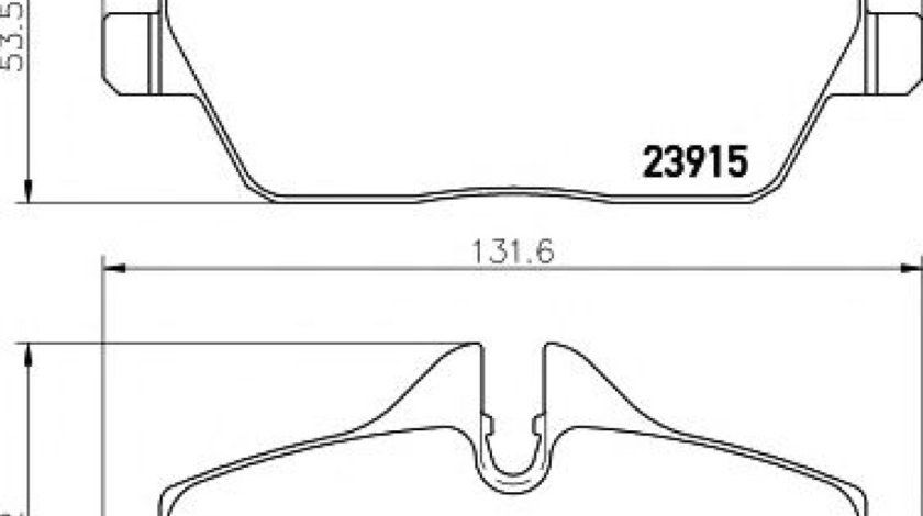 Set placute frana,frana disc BMW Seria 1 Cupe (E82) (2007 - 2013) TEXTAR 2391503 piesa NOUA