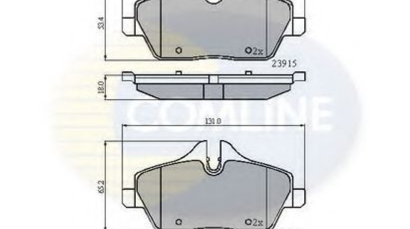 Set placute frana,frana disc BMW Seria 1 Cupe (E82) (2007 - 2013) COMLINE CBP01531 piesa NOUA