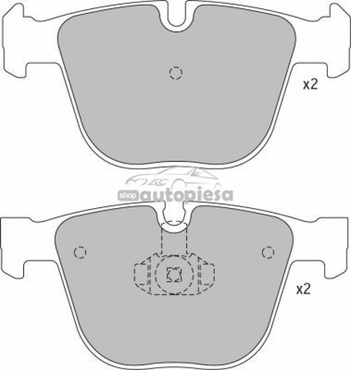 Set placute frana,frana disc BMW Seria 1 Cupe (E82) (2007 - 2013) KRIEGER 0950006347 piesa NOUA