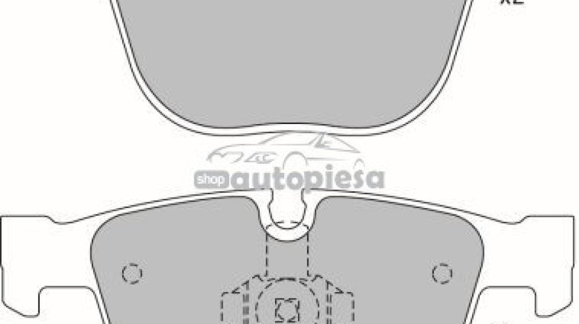 Set placute frana,frana disc BMW Seria 1 Cupe (E82) (2007 - 2013) KRIEGER 0950006347 piesa NOUA