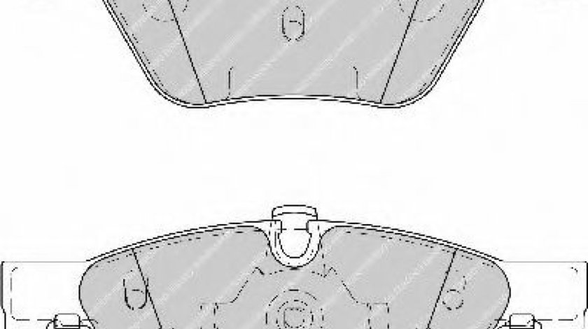 Set placute frana,frana disc BMW Seria 1 Cupe (E82) (2007 - 2013) FERODO FDB1773 piesa NOUA