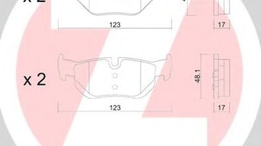 Set placute frana,frana disc BMW Seria 1 Cupe (E82) (2007 - 2013) ZIMMERMANN 23926.170.1 piesa NOUA