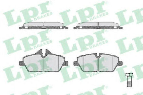 Set placute frana,frana disc BMW Seria 1 Cupe (E82) (2007 - 2013) LPR 05P1241 piesa NOUA