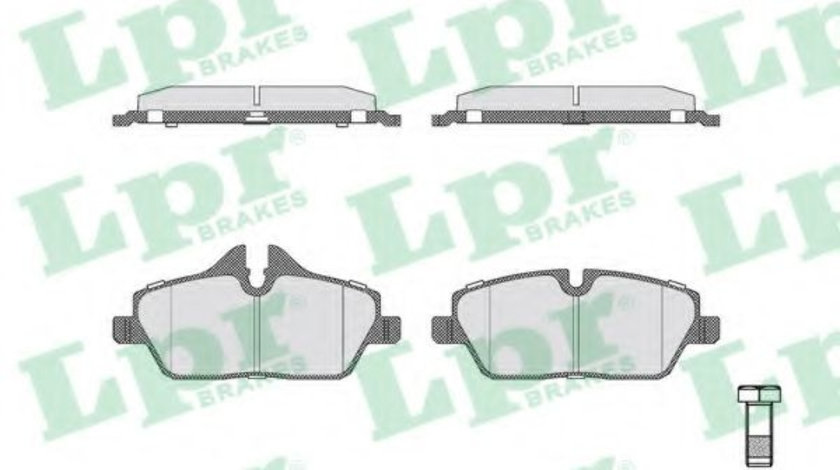 Set placute frana,frana disc BMW Seria 1 Cupe (E82) (2007 - 2013) LPR 05P1241 piesa NOUA