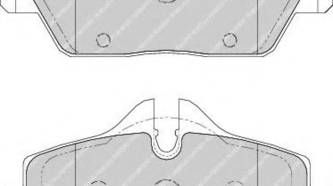 Set placute frana,frana disc BMW Seria 1 Cupe (E82) (2007 - 2013) FERODO FDB1747 piesa NOUA