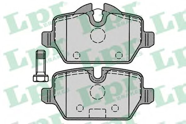 Set placute frana,frana disc BMW Seria 1 (E81) (2006 - 2012) LPR 05P1249 piesa NOUA