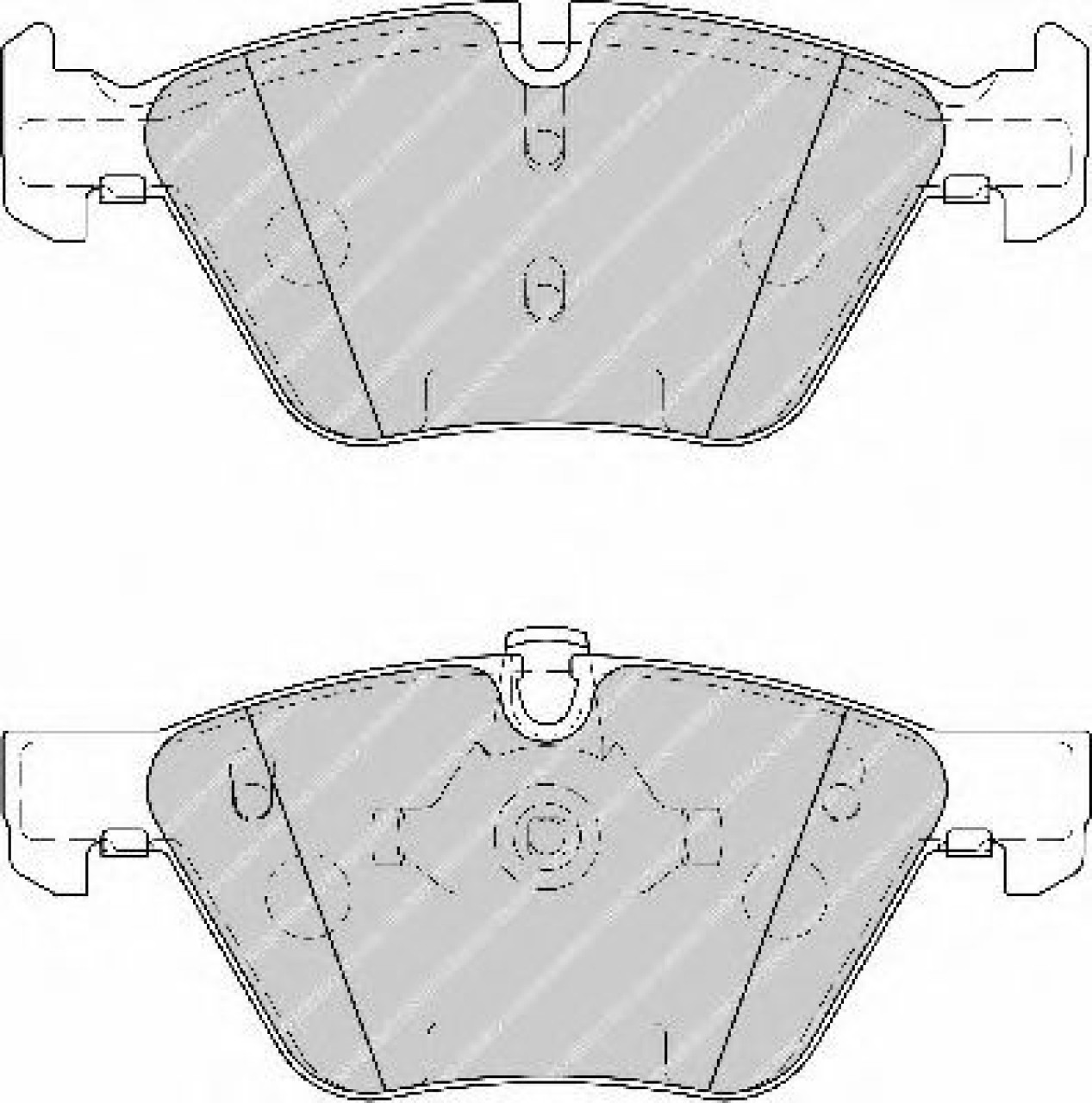 Set placute frana,frana disc BMW Seria 1 (E81) (2006 - 2012) FERODO FDB1773 piesa NOUA