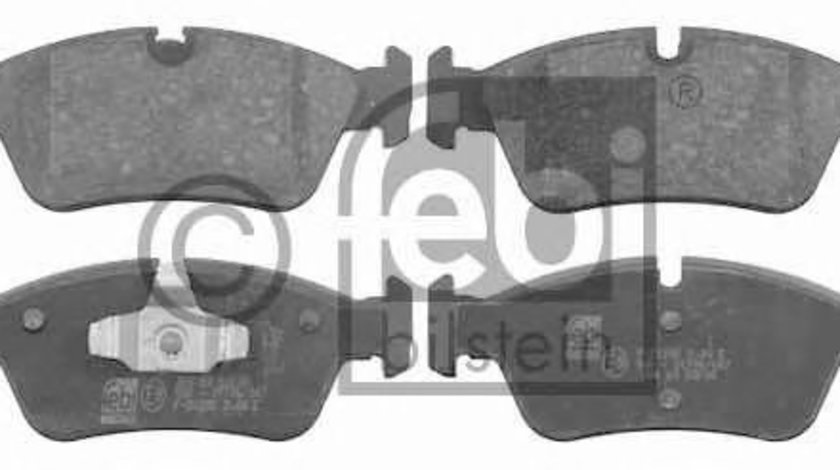 Set placute frana,frana disc BMW Seria 1 (E87) (2003 - 2013) FEBI BILSTEIN 16531 piesa NOUA