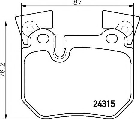 Set placute frana,frana disc BMW Seria 1 Cabriolet (E88) (2008 - 2013) TEXTAR 2431501 piesa NOUA