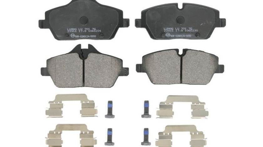 Set placute frana,frana disc BMW Seria 1 Cabriolet (E88) (2008 - 2013) ITN 16-BP1425 piesa NOUA