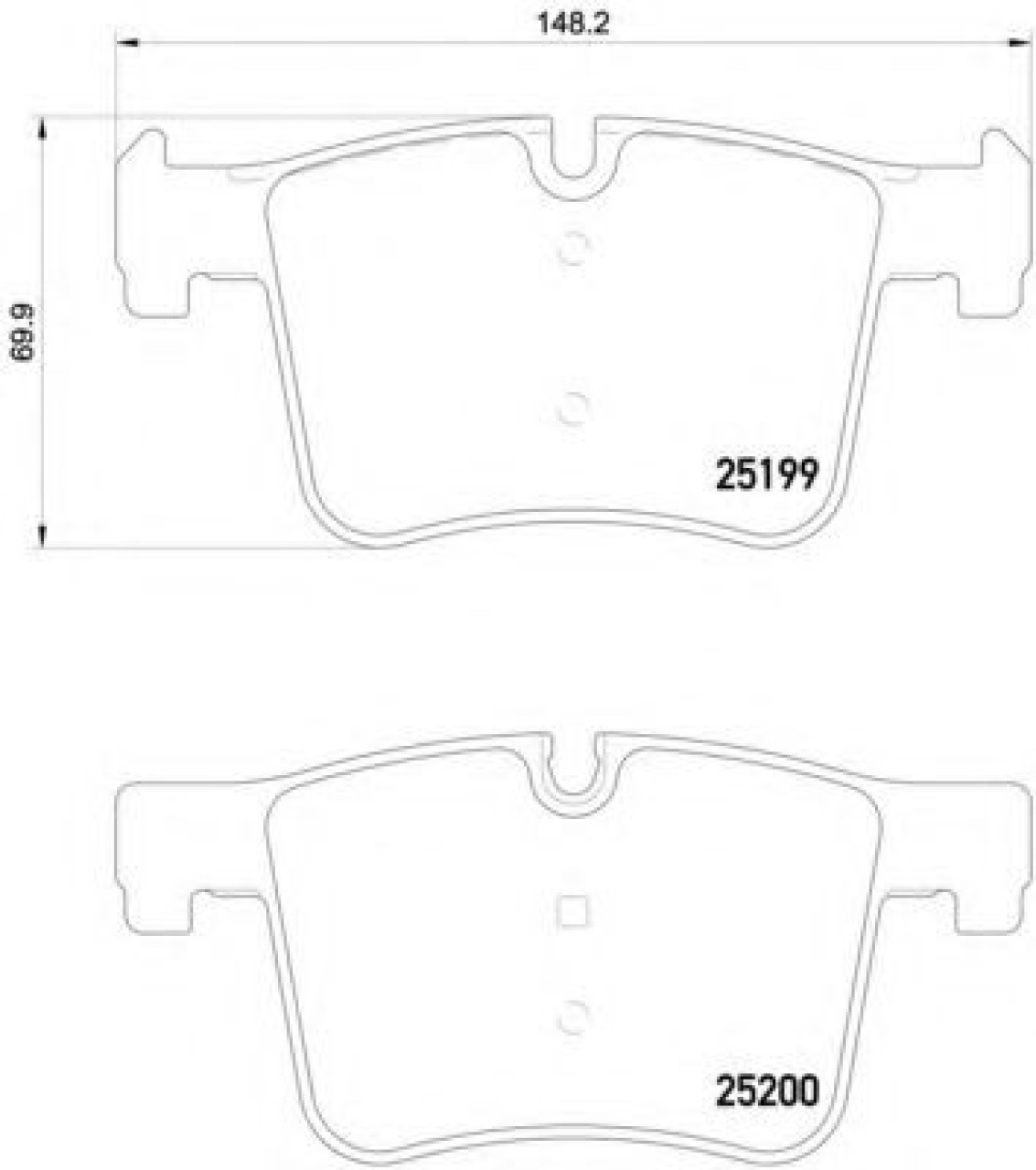 Set placute frana,frana disc BMW Seria 2 Cupe (F22, F87) (2013 - 2016) BREMBO P 06 075 piesa NOUA