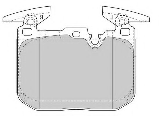 Set placute frana,frana disc BMW Seria 2 Cabriolet (F23) (2014 - 2016) FERODO FDB4611 piesa NOUA