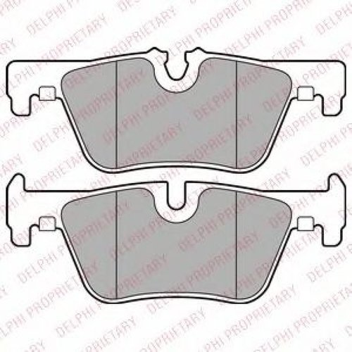 Set placute frana,frana disc BMW Seria 2 Cabriolet (F23) (2014 - 2016) DELPHI LP2286 piesa NOUA